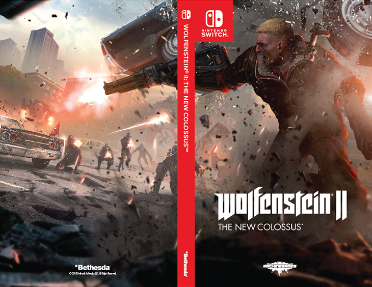 Alugue Jogos Para Nintendo Switch - Jogo Wolfenstein 2 - Rei dos