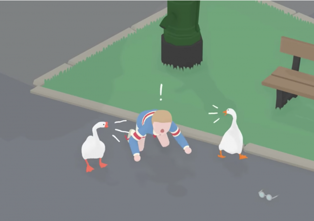 Untitled Goose Game é o tema de novas roupas em Fall Guys